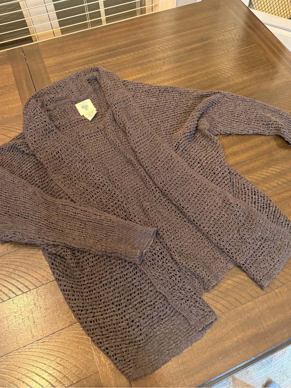 Billabong  Cardigan Sweater in Heather Gray